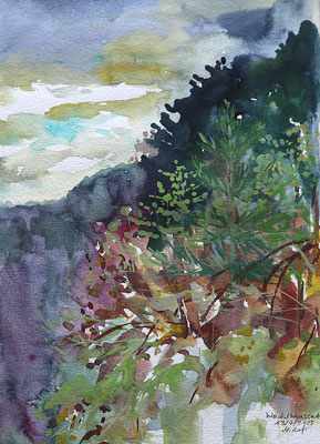 2025_4_14_Wachthaussattel_18x13cm_Aquarell_Papier