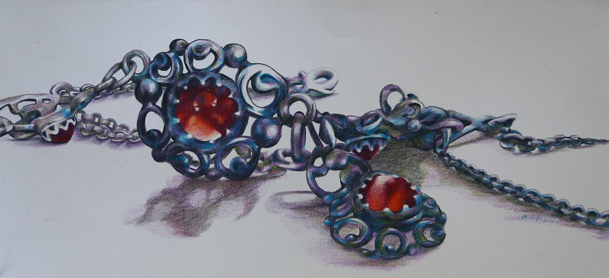 vol.50_Trachtenschmuck_18x32cm_Buntstift_Papier