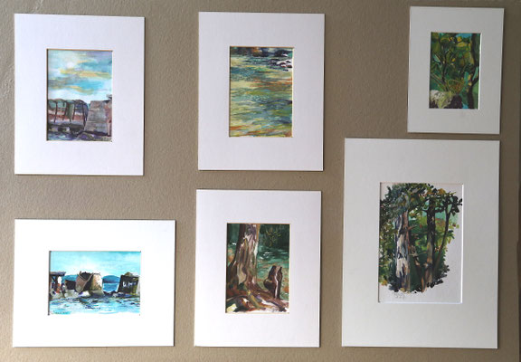 vol.32_A Painting a Day Keeps the Zwida away_ Aquarell auf Papier auf Karton montiert_70x100cm