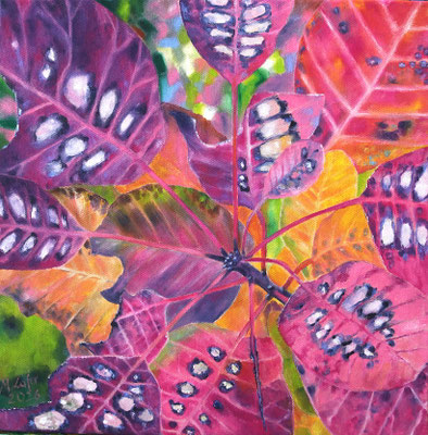 2026_Kavitation (Perückenstrauch)_50x50cm_Acryl_ungrundierte Baumwolle_ab Dezember 2026 verfügbar