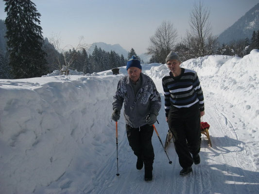 auf dem Weg zur Ottenalm