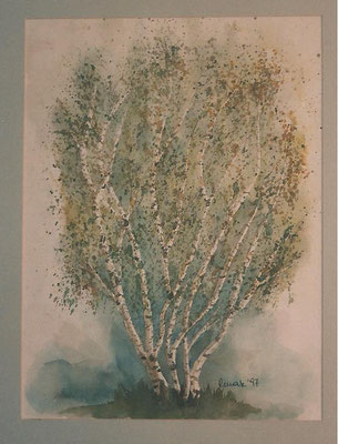 Barfuss Im Gras Wir Malen Erstmals Aquarell