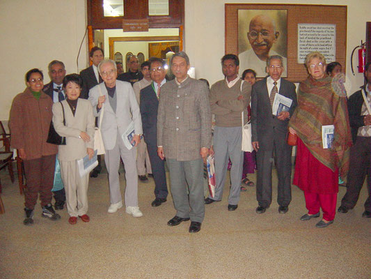 Delegates visiting National Gandhi Museum.