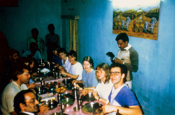 Lunch in the traditional Western way, 1987.