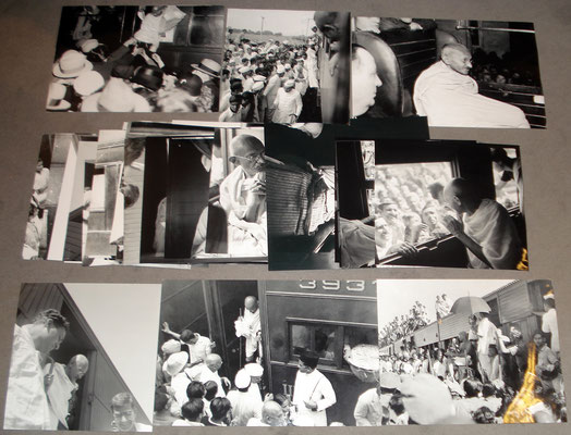 2 photo exhibitions "MAHATMA - Images of M.K. Gandhi" (50 modern prints of 25 x 38cm)