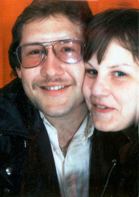 With girlfriend Renate, 1979.