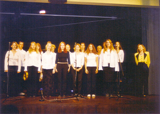 The choir of the Mahatma Gandhi High School
