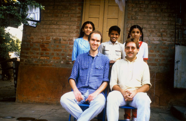 During the months-long preparations for the group tour with Peter Slob and friends in Ahmedabad, India, 1987.