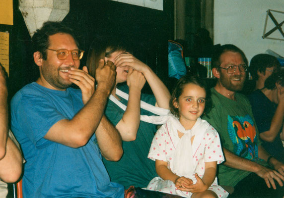 During the annual Gandhi Summer School in Oxfordshire, UK, 1995.