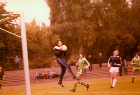 In a match for VfB Neukölln, 1979.