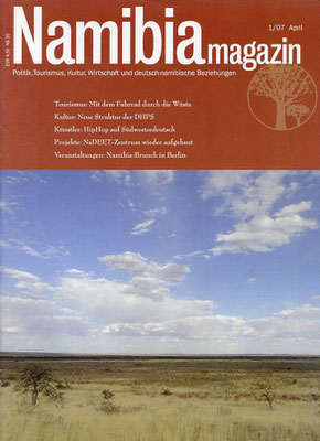 NamibiaMagazin, Titelfoto: Ria Henning-Lohmann