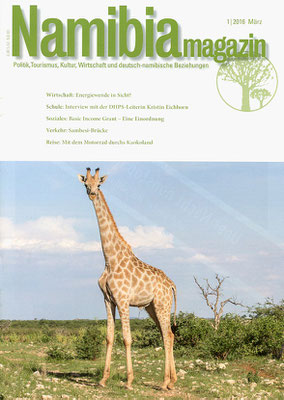 NamibiaMagazin, Titelfoto: Ria Henning-Lohmann