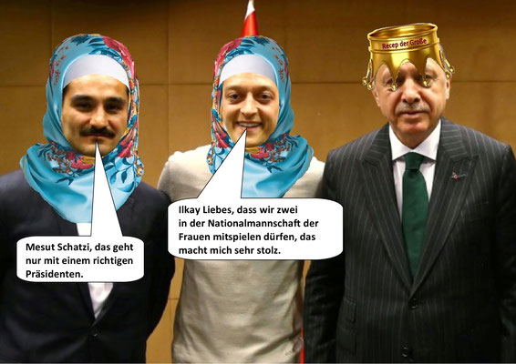 Gündogan, Özil, Erdogan