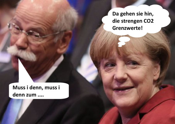 Dieter Zetsche, Angela Merkel