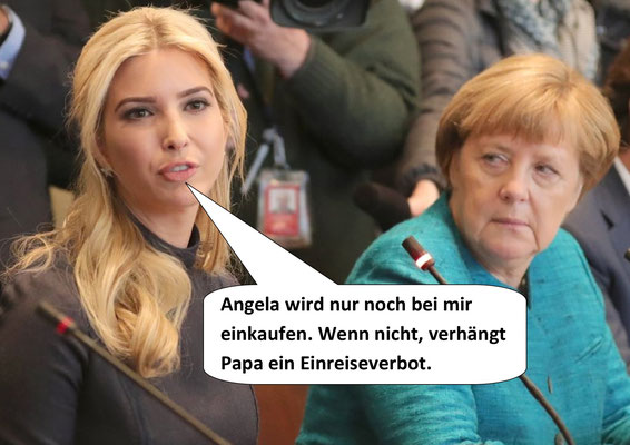 Ivanka Trump, Angela Merkel