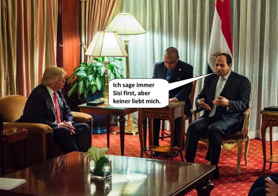 Donald Trump, Abdel Fattah el-Sisi 