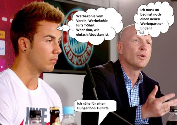 Fußballer, unersättlich