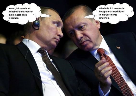 Wladimir Putin, Recep Tayyip Erdogan