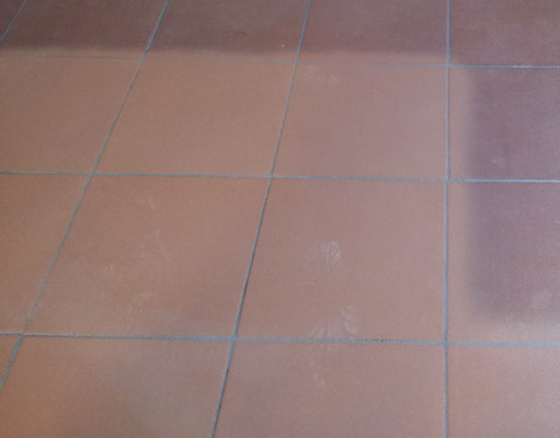 Sabbiatura pavimento in cotto industriale