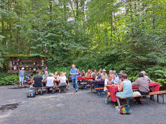 Beim Sommergrillen des Vereins waren die beiden unsere Ehrengäste.