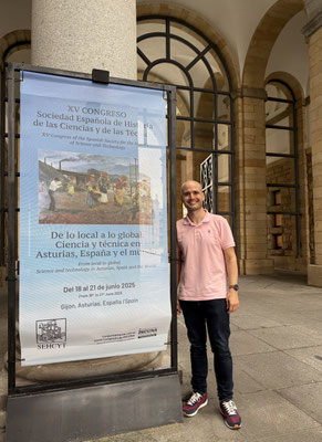 En el XV Congreso de la SEHCYT celebrado en Gijón en 2025.