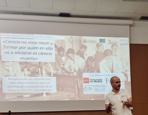 En las XIV Jornadas de Enseñanza de la Física celebradas en Burgos en 2025.
