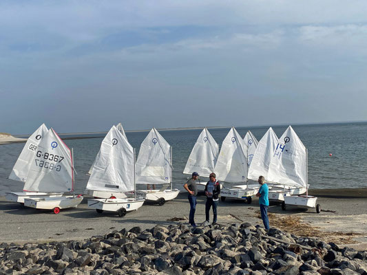 Aufgetakelt und fertig zum Start