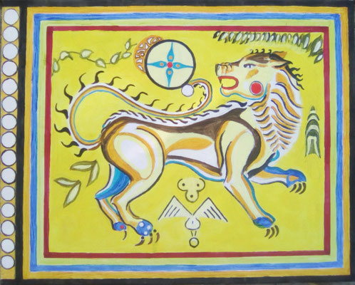 Druide lion.