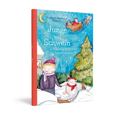 Kinderbuchreihe: Junge und Schwein- fröhliche Schweinachten