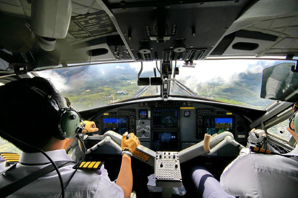 Piloten-Cockpit-Flugzeug-Landung-by Lifetravellerz