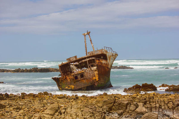 Schiffswrack in Cape Agulhas