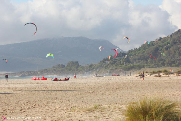 Kitesurfen in Tarifa - Kitespot Landebahn