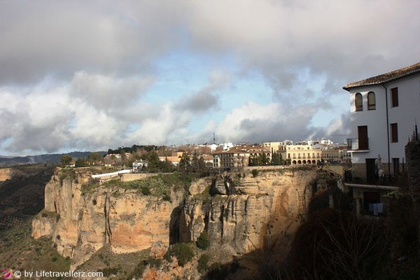 Schlucht in Ronda, Andalusien.