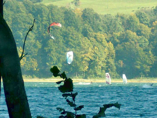 Kitesurfen Mondsee, Nebelwind