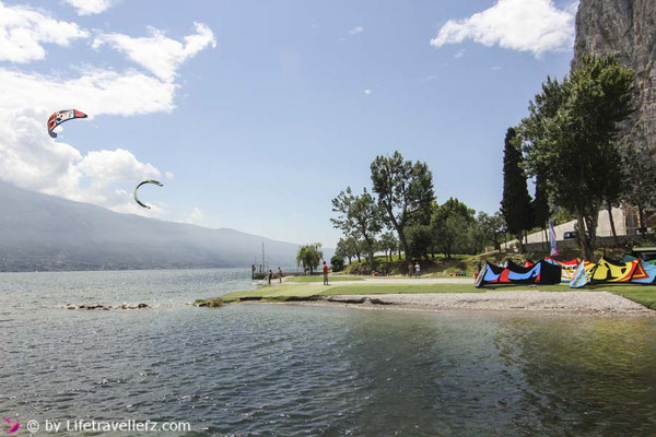 Roadtrip durch Italien, Kitesurfen in Campione