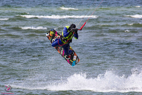 Kitespot in Laboe, Ostsee