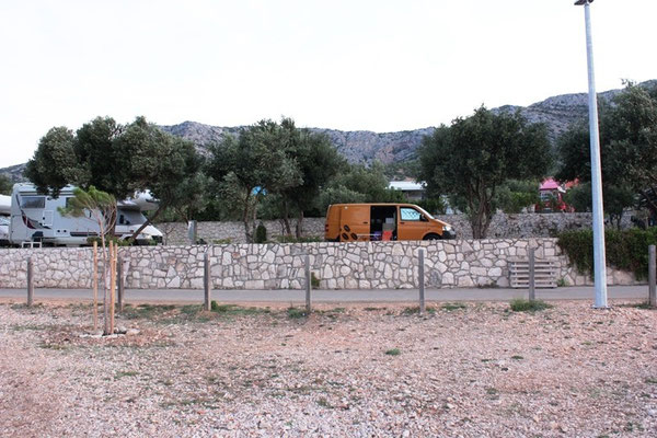 Campingplatz auf Peksejac