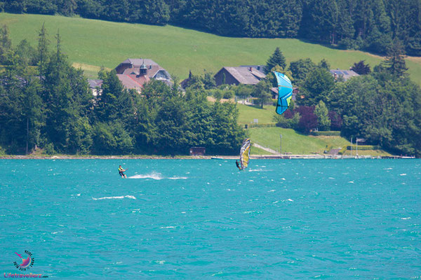 Kitesurfen am Wolfgangsee