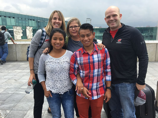 Friends who flew in from the USA!