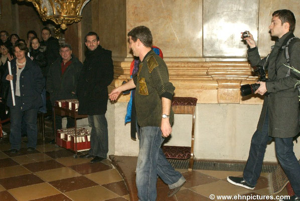 Michael Hirte in der Peterskirche Wien