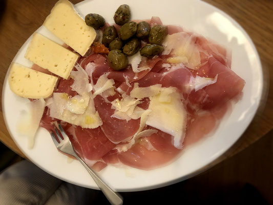 Antipastiteller mit Prosciutto di Parma
