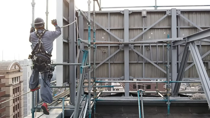 屋上広告塔撤去及び塗装工事@菱和パレス高輪TOWER管理組合ブログ