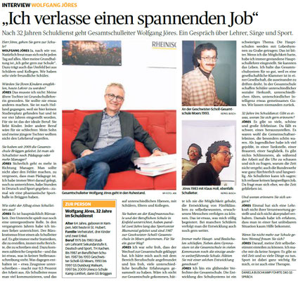 Rheinische Post vom 11.07.2019