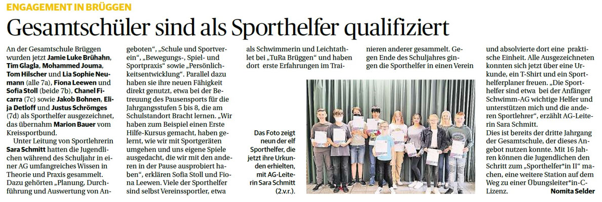 Rheinische Post vom 25.06.2022