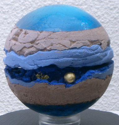 Himmelskörper blau
