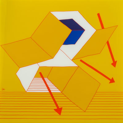 TRAUMFÄHRE, 1985, 82 x 82 cm