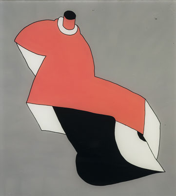 ZARTES ZUGESTÄNDNIS AN GRAU, 1981, 57 x 63 cm