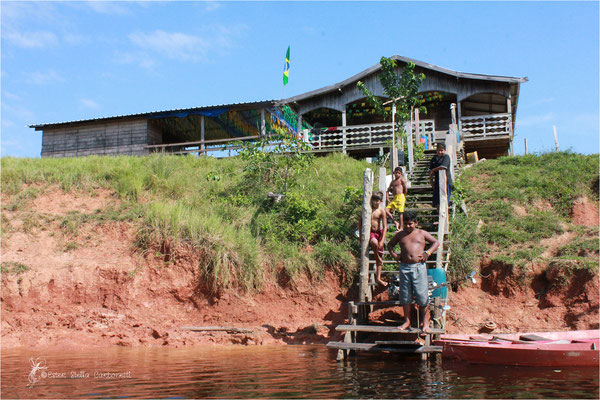 Villaggi sullo sponde del Rio delle Amazzoni