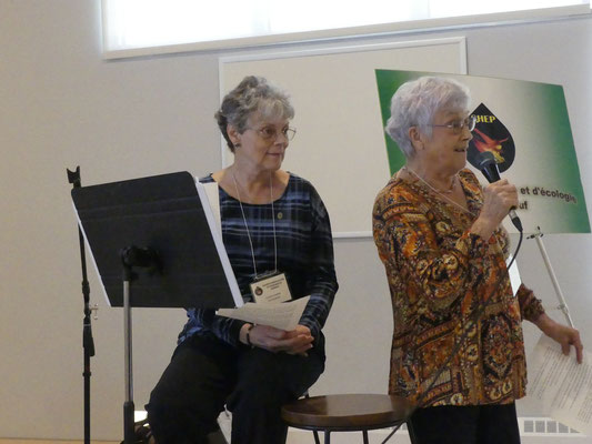 Mmes. Claudette Roberge et Francine Tessier, animatrices de la Fête des fleurs 2024.