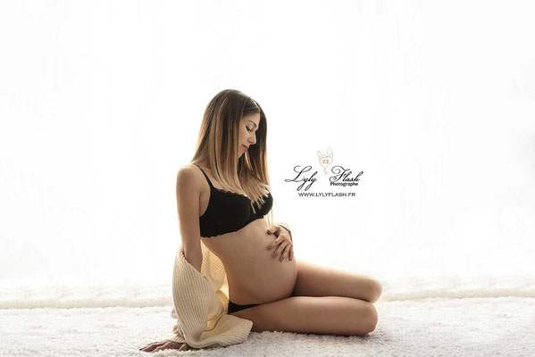 séance photo grossesse d une future maman magnifique